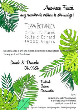 Flyer verso de l'événement "Atour d'un mariage" permettant d'avoir l'ensemble des informations nécessaires
