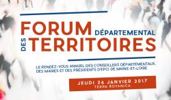 Visuel du forum départemental des territoires qui se déroule le 26/01/2017