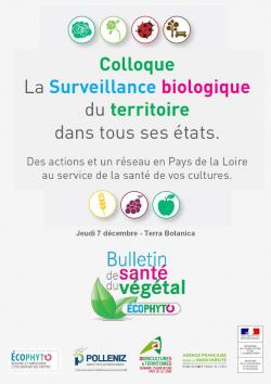 Visuel pour le programme du colloque au sujet de la surveillance biologique