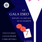 Affiche officiel du Gala de l'ESEO qui s'est déroulé au Centre d'Affaires