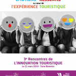 Affiche officiel de la 3ème édition des rencontres de l'innovation touristique.